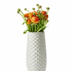 Vase Jonna - Høyde 31 Cm, Hvit -NO Møbler Salgsbutikk 2350953 70587823509532