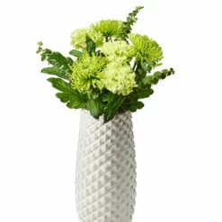 Vase Jonna - Høyde 31 Cm, Hvit -NO Møbler Salgsbutikk 2350953 70587823509533