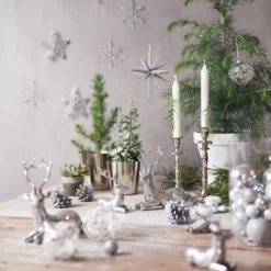 Potte Noelle - Ø13 Cm, Sølv -NO Møbler Salgsbutikk 2401099 stilleben julpynt white sparkling