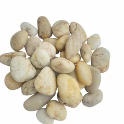 Dekorstein Polert Sjøstein 40-60mm - 10 Kg, Flerfarget