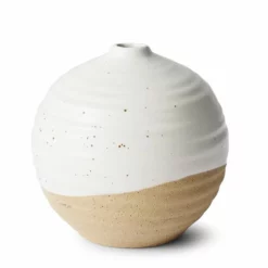 Vase Tove - Høyde 12 Cm, Hvit