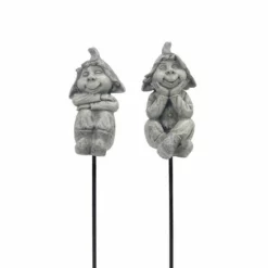 Dekorasjonspinne Nisse Hugo - Høyde 29 Cm, Grå