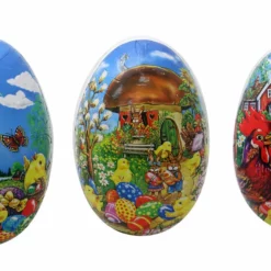 Påskeegg 18 Cm - Høyde 18 Cm, Flerfarget