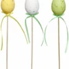 PLASTIC EGG STICKEGG STICK 6CM Green White Yellow - Lengde 26 Cm, Flere Farger 2 PLASTIC EGG STICKEGG STICK 6CM Green White Yellow - Lengde 26 Cm, Flere Farger -NO Møbler Salgsbutikk 5123111 5123111