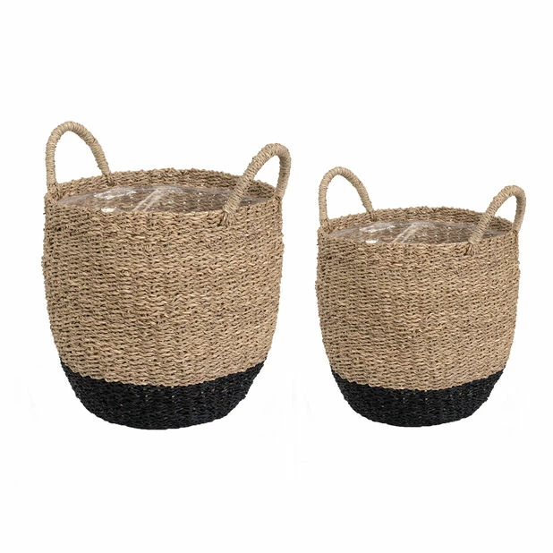 Kurv I Sjøgress Isak. - Ø29 Cm, Flerfarget 4 Kurv I Sjøgress Isak. - Ø29 Cm, Flerfarget - Bilde 2