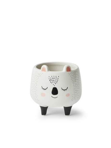 Minipotte Dyr - Ø8,5 Cm, Hvit -NO Møbler Salgsbutikk 532431 532431