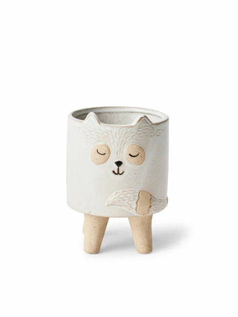 Minipotte Katt Lovi - Ø8 Cm, Hvit -NO Møbler Salgsbutikk 532438 532438