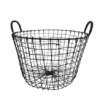 Trådkurv - Ø40 Cm, Grå -NO Møbler Salgsbutikk 532482 53248220Metal20basket