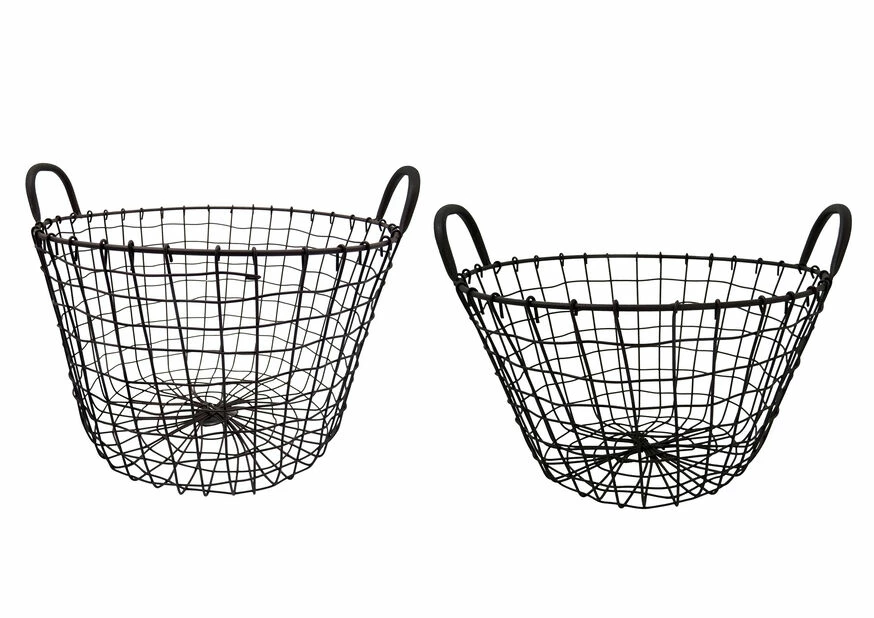 Trådkurv - Ø35 Cm, Grå 4 Trådkurv - Ø35 Cm, Grå - Bilde 2