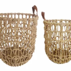 Oppbevaringskurv - Ø31 Cm, Beige -NO Møbler Salgsbutikk 532486 532487 220Seagrass20basket