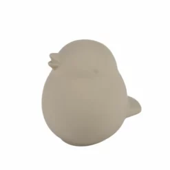 Pyntefugl Frida - Høyde 10 Cm, Grå