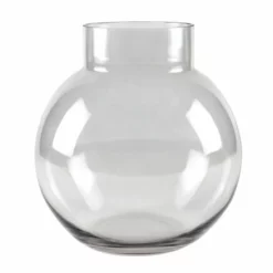 Vase Nadia - Høyde 22,5 Cm, Grå