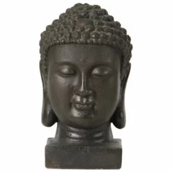 Dekorasjon Buddha - Høyde 21.5 Cm, Svart