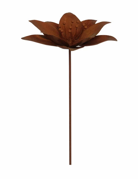 Dekorasjonspinne Blomst - Høyde 95 Cm, Rust 3 Dekorasjonspinne Blomst - Høyde 95 Cm, Rust