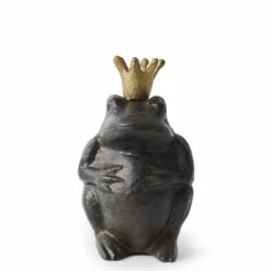 Dekorasjon Frosk - Høyde 15 Cm, Brun