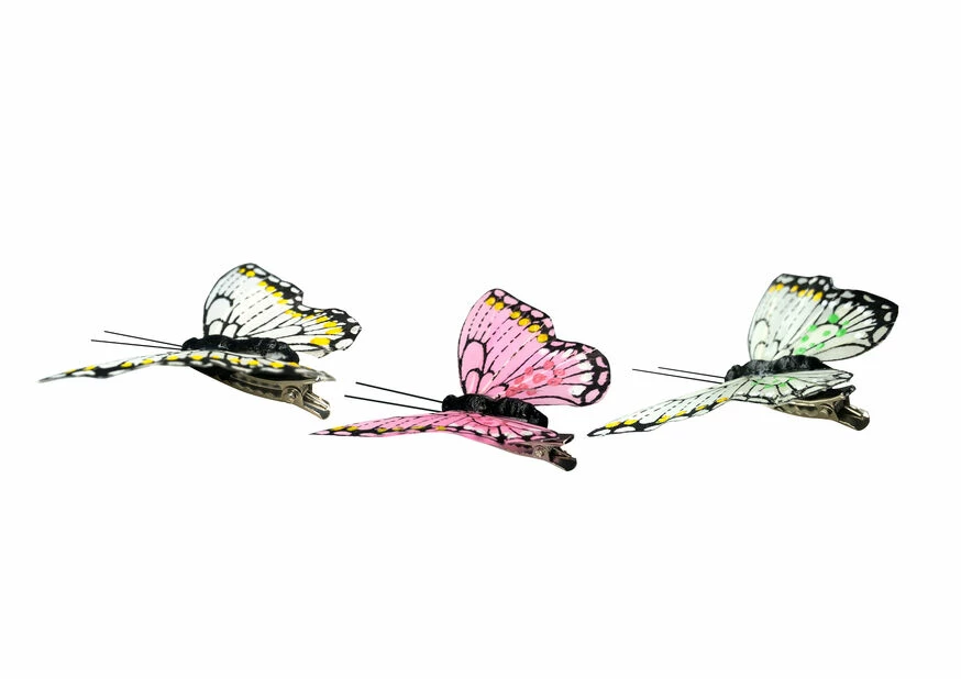 Dekorasjonsfjør Med Klype - Bredde 8 Cm, Flere Farger 4 Dekorasjonsfjør Med Klype - Bredde 8 Cm, Flere Farger - Bilde 2