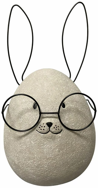 Påskepynt Påskehare - Høyde 22 Cm, Grå 3 Påskepynt Påskehare - Høyde 22 Cm, Grå