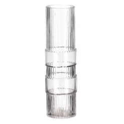 Vase Jan - Høyde 29 Cm, Transparent