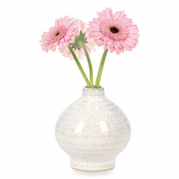Vase Aina - Ø12 Cm, Beige 3 Vase Aina - Ø12 Cm, Beige - Bilde 2