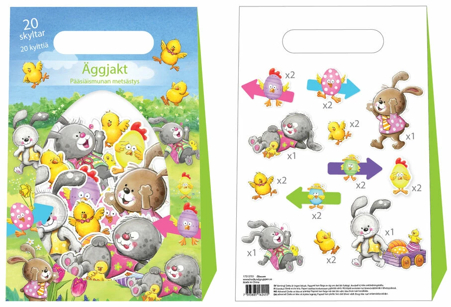 Skilt Til Eggejakt - Flere Farger 3 Skilt Til Eggejakt - Flere Farger