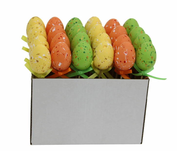 Påskepynt Blomsterpinne - Bredde 4 Cm, Flere Farger 3 Påskepynt Blomsterpinne - Bredde 4 Cm, Flere Farger