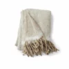 Pledd Andes - Høyde 160 Cm, Beige -NO Møbler Salgsbutikk Andes blanket 130x160 beige 540035