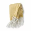 Pledd Andes - Høyde 160 Cm, Gul -NO Møbler Salgsbutikk Andes blanket 130x160 mustard 540036
