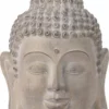 Skulptur Buddha - Høyde 46 Cm, Offwhite