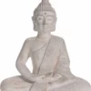 Skulptur Buddha - Høyde 49 Cm, Offwhite -NO Møbler Salgsbutikk Buddha Sitting 52cm Offwhite 539347 1
