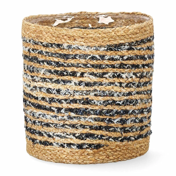 Kurv Denim - Ø25 Cm, Blå 3 Kurv Denim - Ø25 Cm, Blå