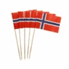 Blomsterpinne Norsk Flagg - 6 Pk, Flerfarget -NO Møbler Salgsbutikk FW Blomsterpinne norsk flagg 6pk multi 546556 1