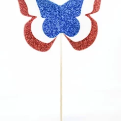 Blomsterpinne Sommerfugl - Høyde 24.5 Cm, Flerfarget