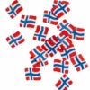 Bordpynt Norske Flagg - 20 Pk, Flerfarget