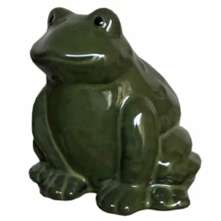 Dekorasjonsfrosk Dinky - Høyde 17 Cm, Grønn -NO Møbler Salgsbutikk FW Dinky frog H17 green 545453 2