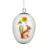 Påskepynt Porselensegg Påskehare - Høyde 8 Cm, Hvit -NO Møbler Salgsbutikk FW Easter bunny ceramic egg H8 white 546977 1
