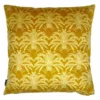 Putetrekk Golden Palms VanillaFly - Høyde 50 Cm, Gul -NO Møbler Salgsbutikk FW Gold palms cushion 50x50 mustard 540250 1