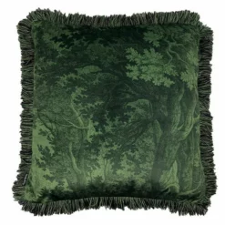 Putetrekk Green Woods VanillaFly - Høyde 50 Cm, Grønn -NO Møbler Salgsbutikk FW Green Woods cushion cover VanillaFly 50x50 green 540249 1202
