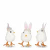 Påskepynt Kyllinger Kesia - 3 Pk, Hvit -NO Møbler Salgsbutikk FW Kesia chicken 3pk H12 white 547024 1