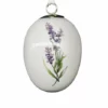 Påskepynt Porselensegg Lavender - Høyde 8 Cm, Hvit -NO Møbler Salgsbutikk FW Lavender ceramic egg H8 white 546978 1