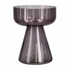 Amaryllisvase Nelia - Høyde 17 Cm, Grå