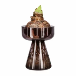 NO Møbler Salgsbutikk -NO Møbler Salgsbutikk FW Nelia vase H17 grey 541223 2