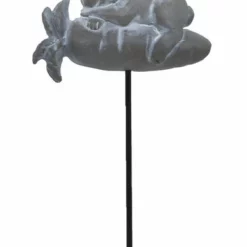 Dekorasjonspinne Kanin - Høyde 27 Cm, Grå