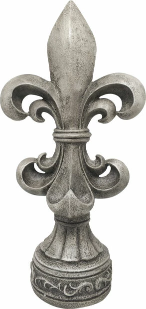 Dekorasjon Fleur De Lis - Høyde 46 Cm, Grå 3 Dekorasjon Fleur De Lis - Høyde 46 Cm, Grå