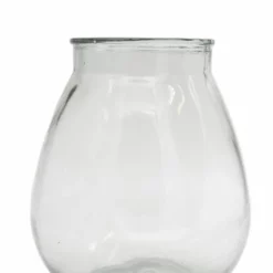 Vase Flor - Høyde 28 Cm, Transparent