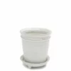 Potte Ivy - Ø12 Cm, Hvit -NO Møbler Salgsbutikk Ivy pot D12 white 540380 1