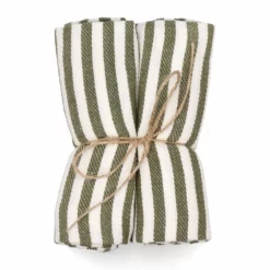 Tøyservietter Line - 2 Pk, Grønn