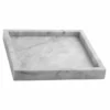 Marmorbrett Marble - Lengde 20 Cm, Hvit 2 Marmorbrett Marble - Lengde 20 Cm, Hvit -NO Møbler Salgsbutikk Marble Tray 20x20 White 541269 1
