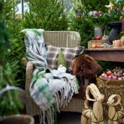 Pute Davos - Lengde 50 Cm, Brun 5 Pute Davos - Lengde 50 Cm, Brun -NO Møbler Salgsbutikk Plantagen Jul DSC4192 1