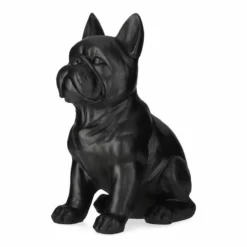 Dekorasjon Bulldog - Høyde 32 Cm, Svart