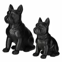Dekorasjon Bulldog - Høyde 40 Cm, Svart -NO Møbler Salgsbutikk Polystone Bulldog Large 538631 4